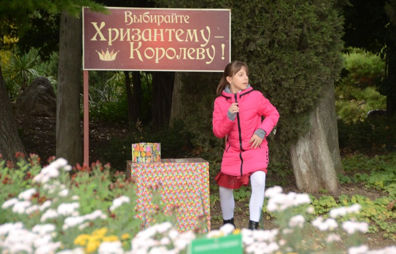 В Никитском ботаническом саду выбрали Королеву бала хризантем. Крымский Туристический Навигатор